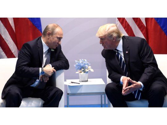 El presidente de Rusia Vladimir Putin y su par de EEUU Donald Trump.