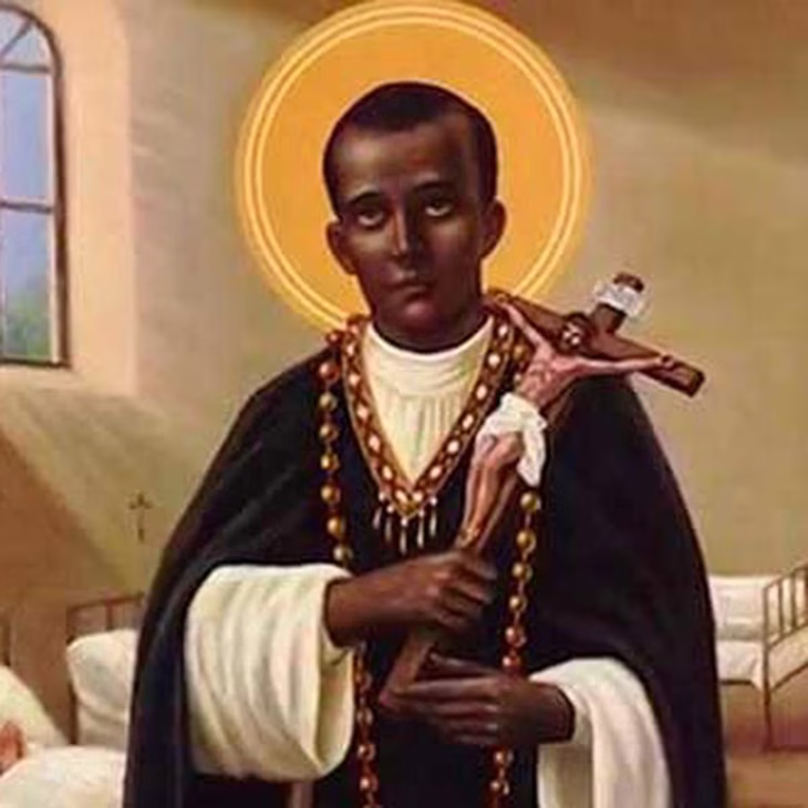 El papa Juan XXIII canoniza en 1962 al peruano Martín de Porres, el primer santo negro de América. El papa Juan XXIII canoniza en 1962 al peruano Martín de Porres, el primer santo negro de América.