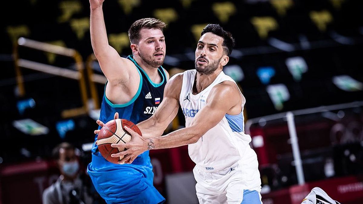 Basket: Argentina sufrió a Luka Doncic y perdió con Eslovenia en el debut  en los Juegos Olímpicos