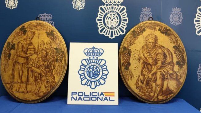 Se trata de pinturas del siglo XVII.