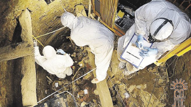 investigación. Los restos del desaparecido fueron extraídos por los peritos del Colegio de Arqueología, Memoria e Identidad de Tucumán, e identificados por el Equipo Argentino de Antropología Forense.