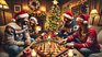 ChatGPT recomendó varios juegos para divertirse en Navidad. Imagen generada con IA.