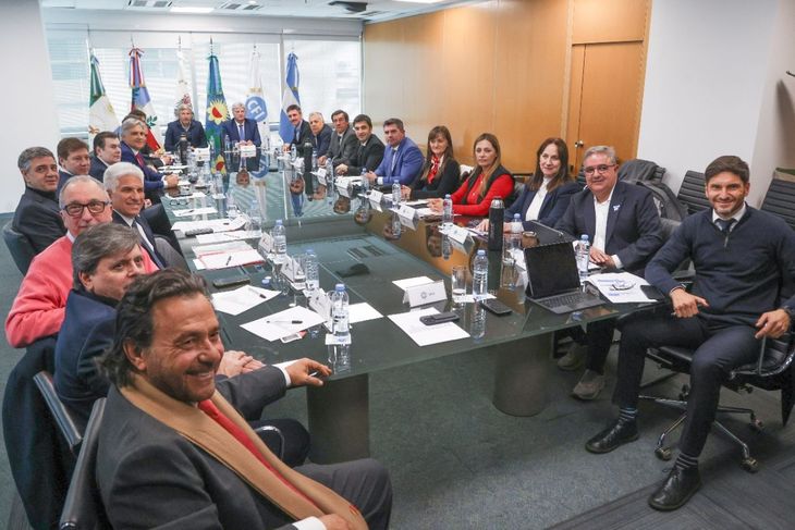 Cumbre de gobernadores en el Consejo Federal de Inversiones. 