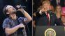 Eddie Vedder took aim at Donald Trump. Eddie Vedder took aim at Donald Trump.