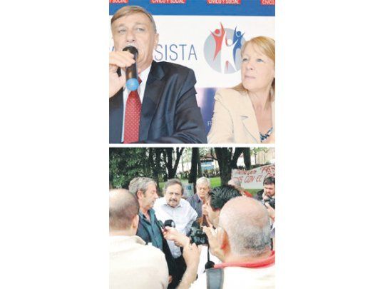 Hermes Binner reforzó la campaña de provincia de Buenos Aires junto a Margarita Stolbizer en Mar del Plata. Julio Cobos acompañó a Ricardo Alfonsín en Azul. Candidatos extraterritoriales.
