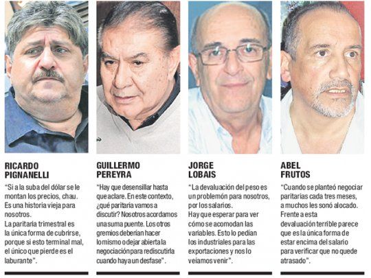 Efecto dólar: por temor, gremios piden paritarias permanentes