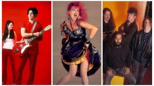 The White Stripes, Cindy Lauper y Soundgarden. The White Stripes, Cindy Lauper y Soundgarden.