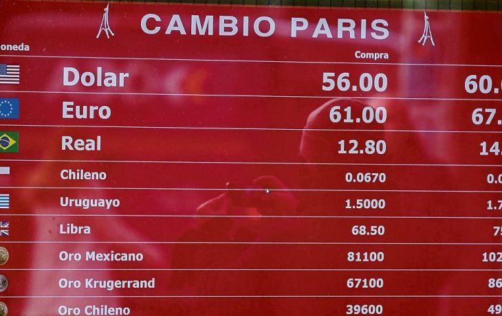bcra vendio u$s150 m para contener al dolar (subio a $58,33)
