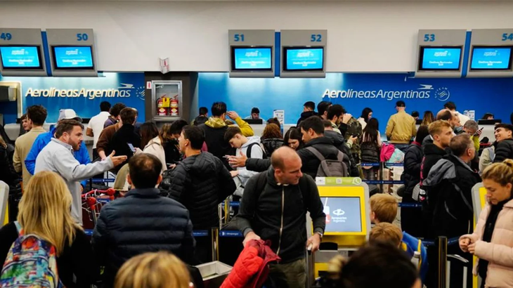 Más de 15.000 pasajeros se vieron afectados por el paro.