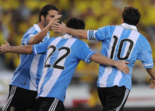 Vamos por más. Messi ya igualó y Argentina iba en busca del segundo. Necesitaba una victoria.