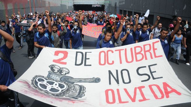 Una nueva marcha por lo acontencido el 2 de octubre de 1968.