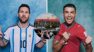 Los mexicanos sueñan con ver a Messi o Ronaldo en el Azteca.