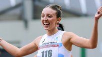 Helen Bernard Stilling ganó el título de los 100 metros vallas