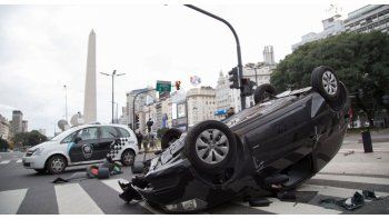 Cada una hora hay un accidente de tránsito en la Ciudad