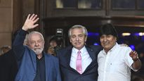 alberto, lula y evo compartieron el concierto de la hermandad argentino-brasilena en el cck