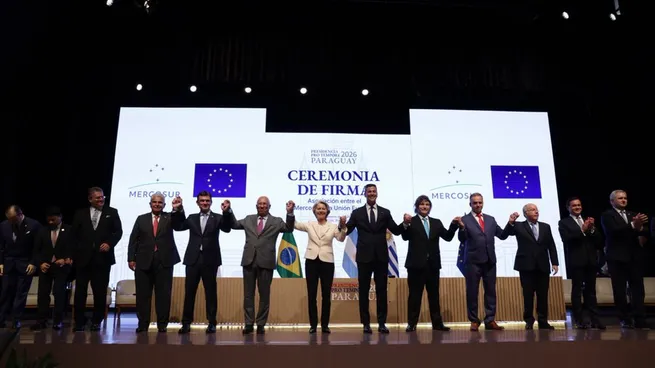Tras 25 años se firmó el acuerdo Mercosur-UE.&nbsp;