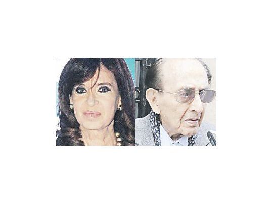 Cristina de Kirchner y Carlos Fayt