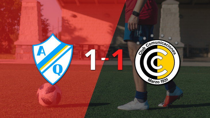 Arg. de Quilmes y Comunicaciones se reparten los puntos y empatan 1-1