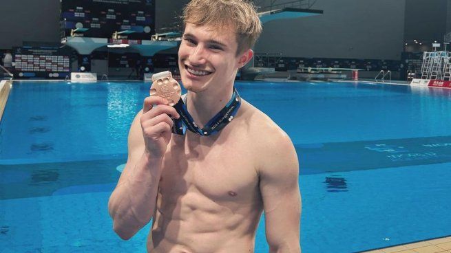Jack Laugher practica esta disciplina desde hace más de 12 años. 