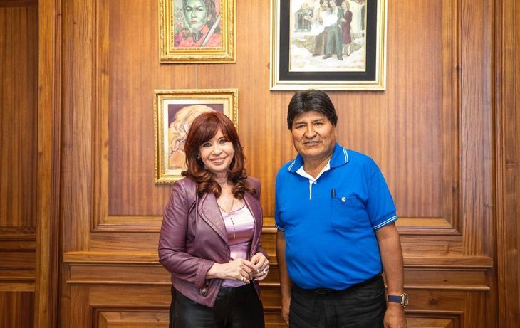 The friendship of Cristina Kirchner and Evo Morales The friendship of Cristina Kirchner and Evo Morales