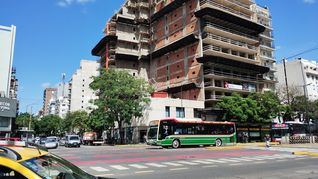 Una obra en el barrio de Belgrano, actualmente más de 50.000 viviendas están en obras en CABA