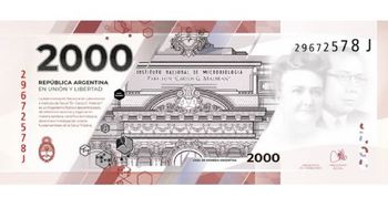asi sera el nuevo billete de $2000 que anuncio el banco central