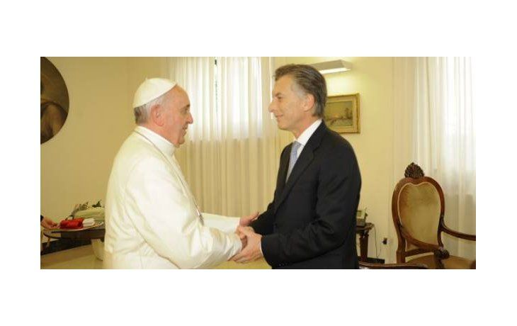Último encuentro entra el Papa y Macri, en 2013.