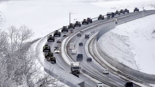 Movimiento de tropas rusas en Crimea.