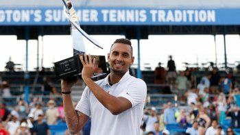 Nick Kyrgios no podrá defender el título&nbsp;tras la suspensión del ATP 500 de Washington debido al coronavirus.