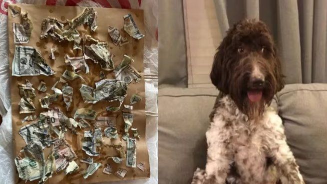 Un perro se comió u$s4.000 y para recuperarlos sus dueños idearon un asqueroso plan.