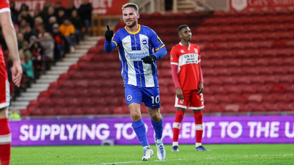 Mac Allister came on and shone in the Brighton win
