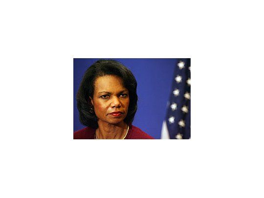 Condoleezza Rice.