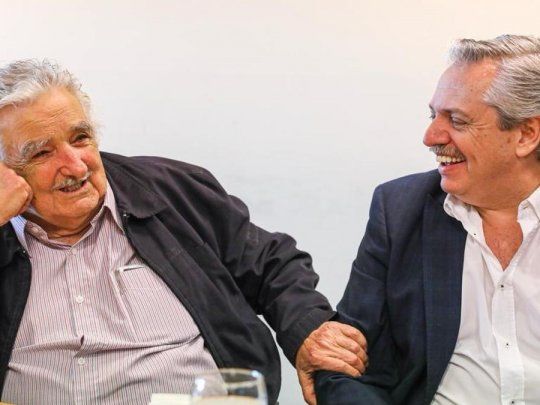 José Pepe Mujica y Alberto Fernández.