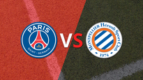 psg vs montpellier se van al descanso con un marcador 2-0