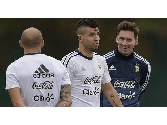 Argentina entrenó liviano. Messi hizo solo tareas de musculación.