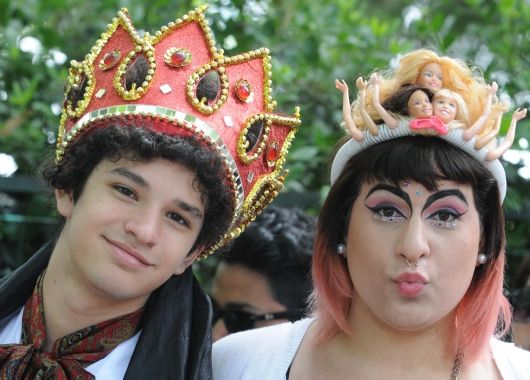 Fanáticos de Lady Gaga llenaron de color la previa (foto 9)