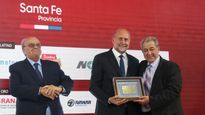 José de Mendiguren estuvo junto a Omar Perotti en Santa Fe.