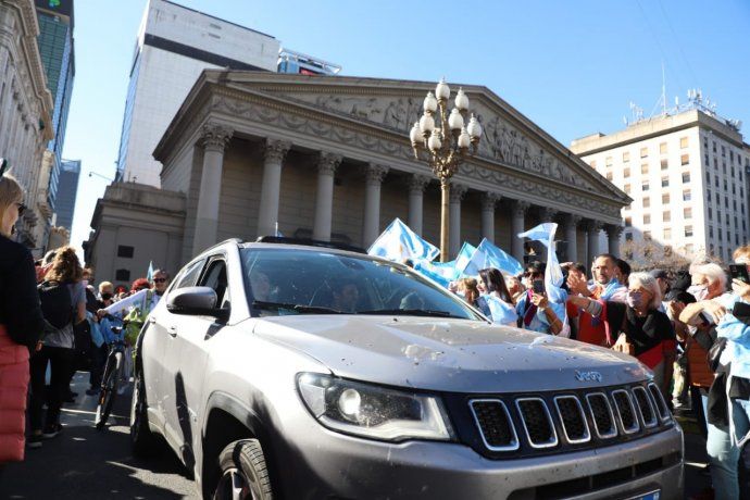 El denominado 'tractorazo' fue convocado por productores de distintos puntos del país.