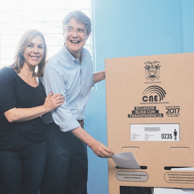 Se imponía el oficialista Lenín en Ecuador (había dudas sobre el balotaje) (foto 1)