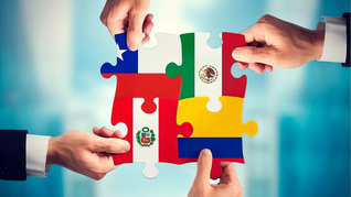 México Chile, Colombia y Perú constituyen la Alianza del Pacífico en 2012. México Chile, Colombia y Perú constituyen la Alianza del Pacífico en 2012.