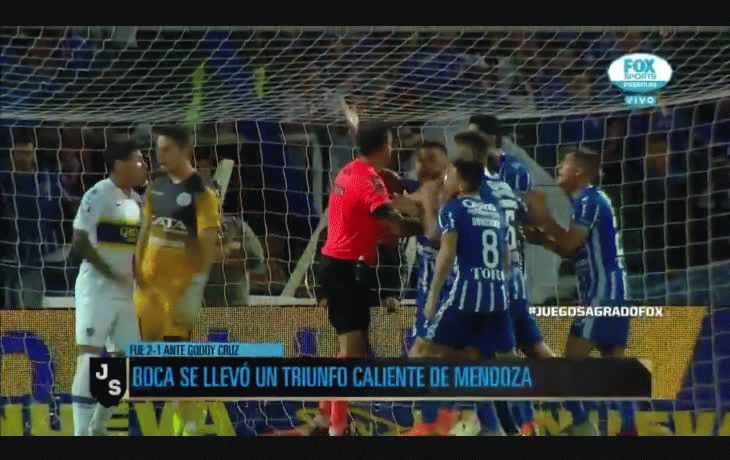 Por qué Zárate le gritó el gol en la cara al arquero de Godoy Cruz