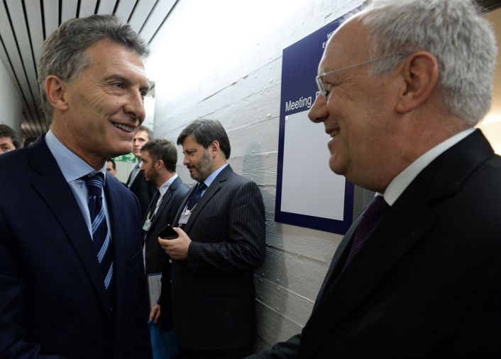 Mauricio Macri se reunió con el presidente de la Confederación Suiza, Johann Schneider-Ammann.