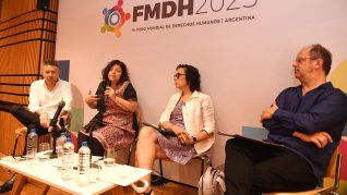Carla Vizzotti, en el Foro Mundial de Derechos Humanos.