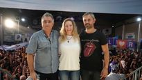 Sebastián Pareja, Karina Milei y Martín Menem.