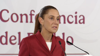 Claudia Sheinbaum en la Mañanera de este martes.