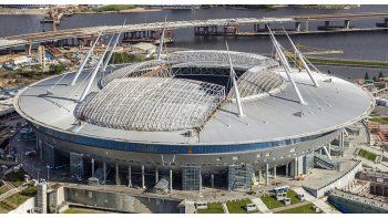 El estadio de San Petersburgo.