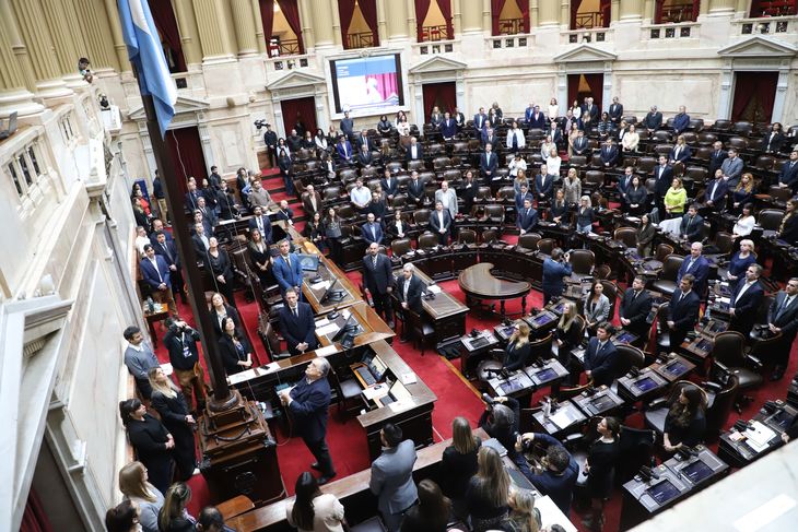 Un d&iacute;a despu&eacute;s de conocida la noticia del fallecimiento del papa Francisco, la C&aacute;mara de Diputados realiz&oacute; una sesi&oacute;n homenaje.