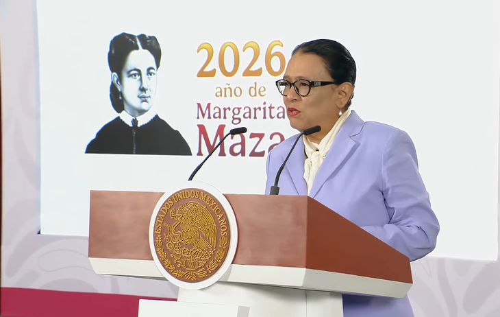 Rosa Icela Rodríguez en la Mañanera del Pueblo. Rosa Icela Rodríguez en la Mañanera del Pueblo.