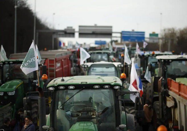 Los agricultores franceses tuvieron varias semanas de movilizaciones en todo el país.