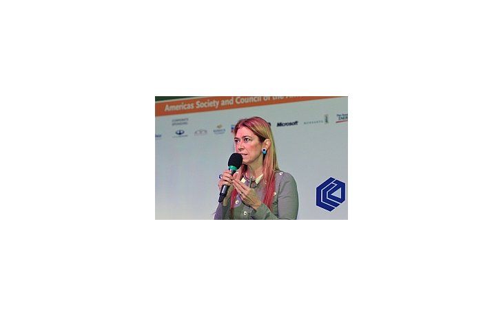 La ministra de Industria, Débora Giorgi, instó a empresarios estadounidenses a invertir en el país.